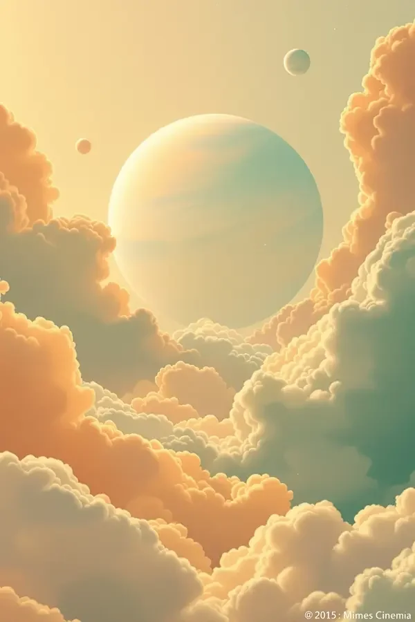 米白星球海报